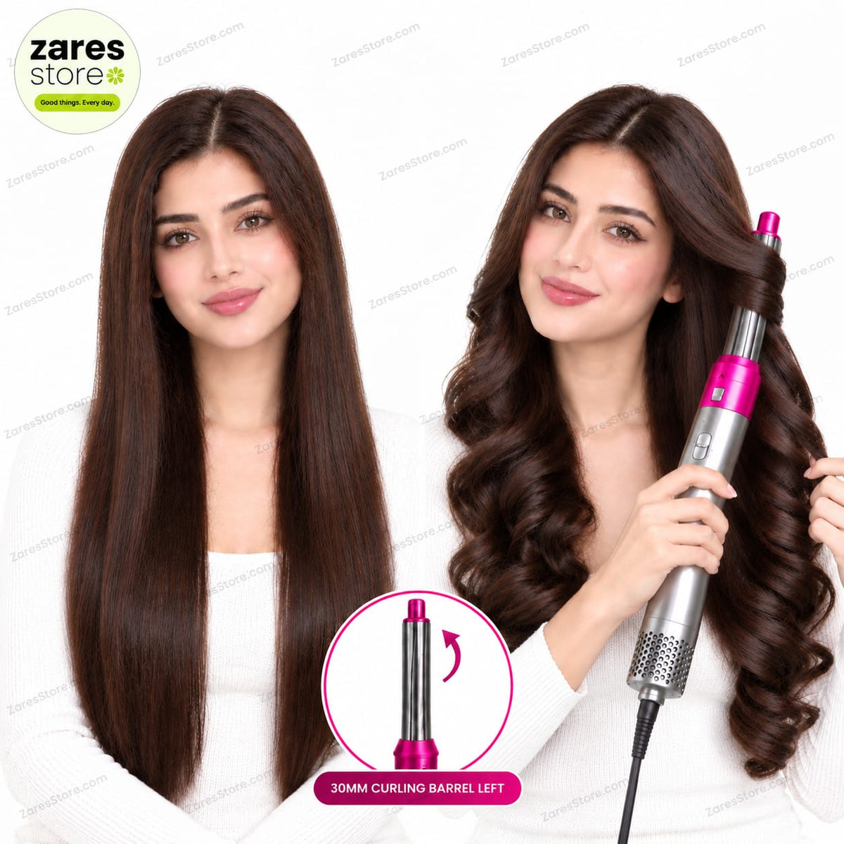 5-in-1 Hair Dryer Styler Brush Set