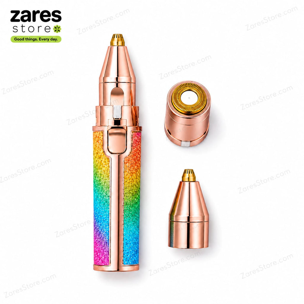 2-in-1 Eyebrow & Facial Hair Remover for Women – Electric Face Trimmer