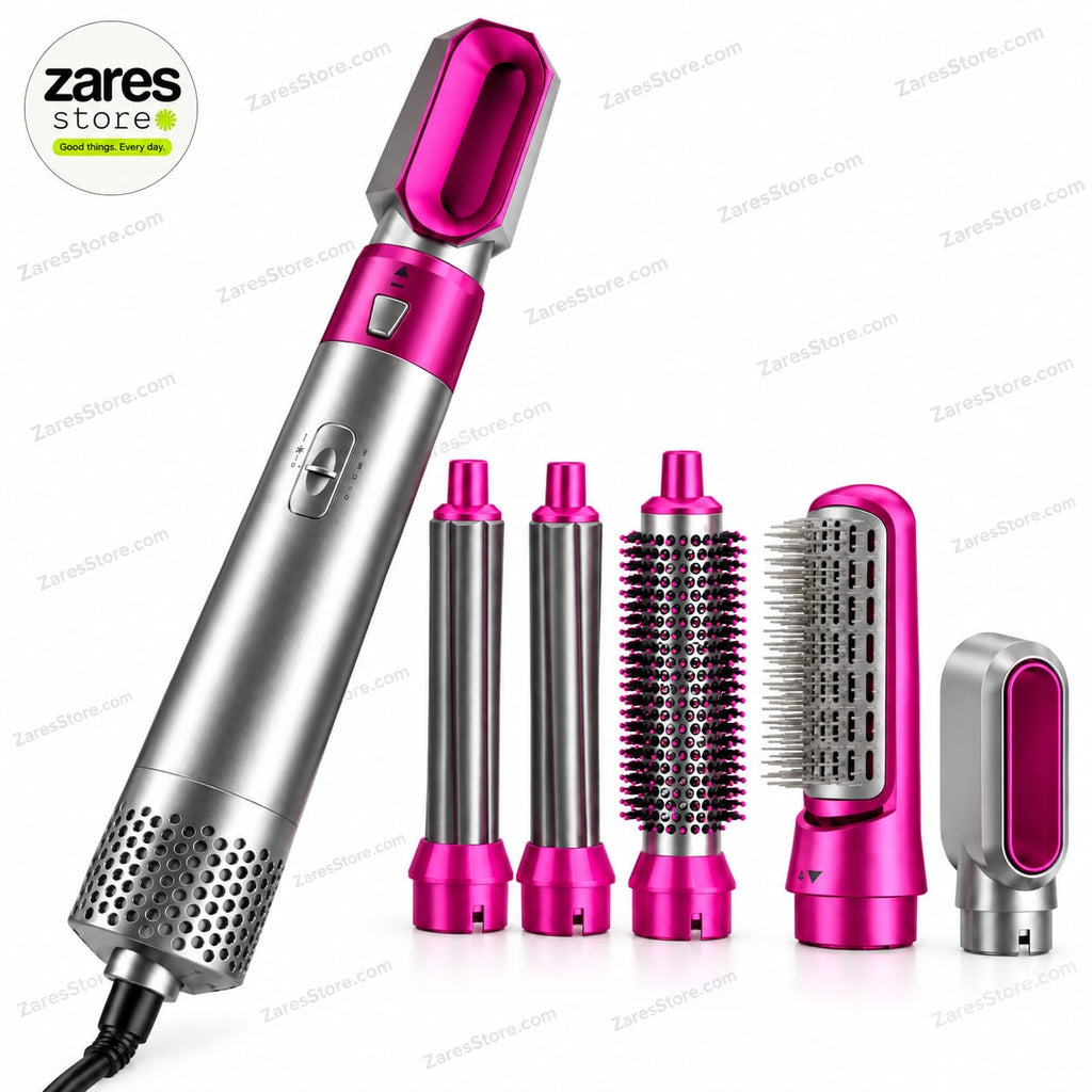 5-in-1 Hair Dryer Styler Brush Set