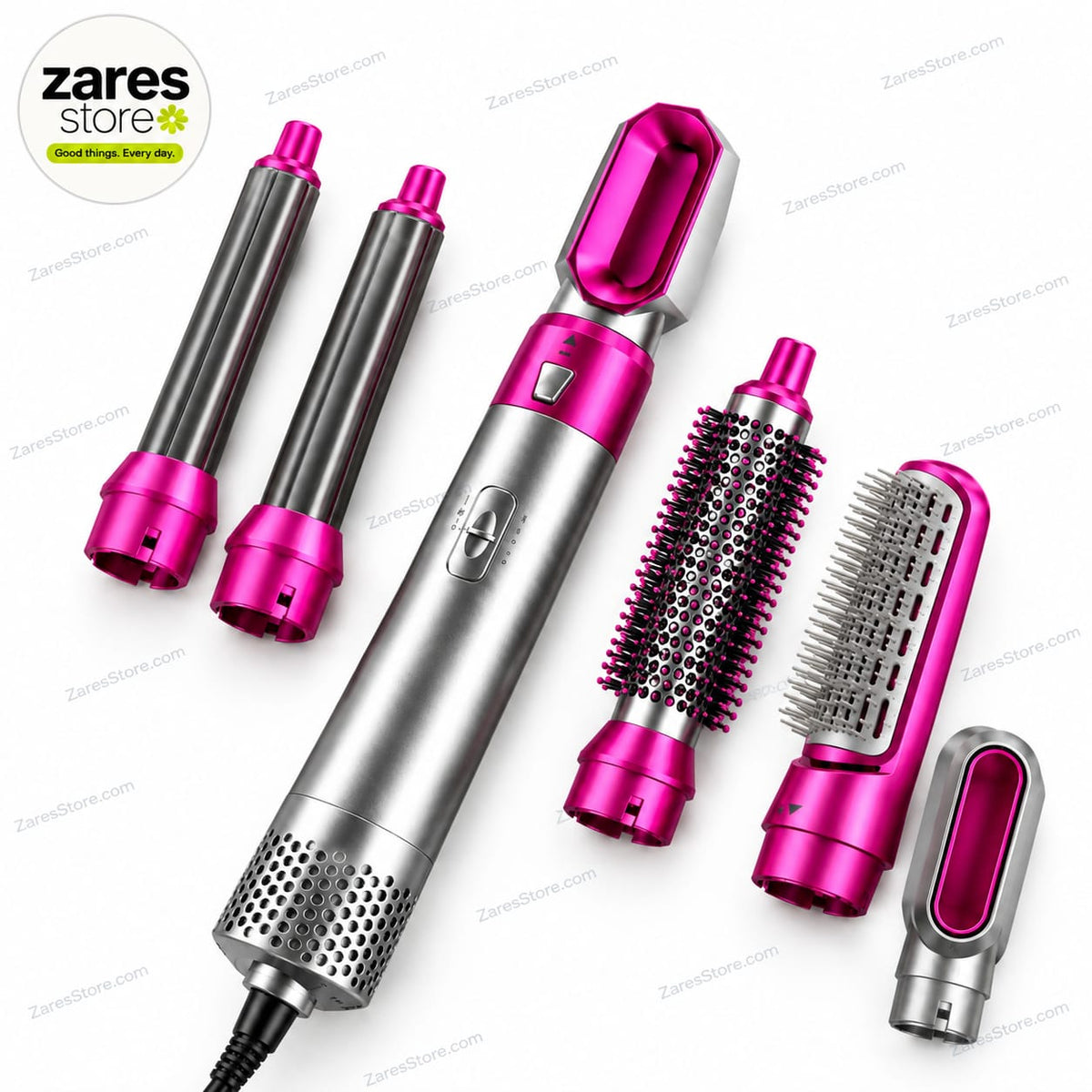5-in-1 Hair Dryer Styler Brush Set