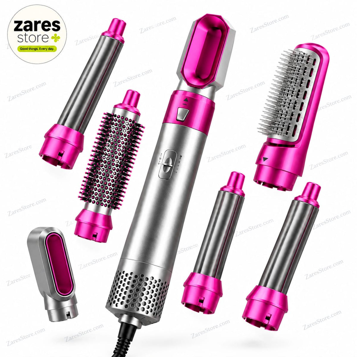 5-in-1 Hair Dryer Styler Brush Set