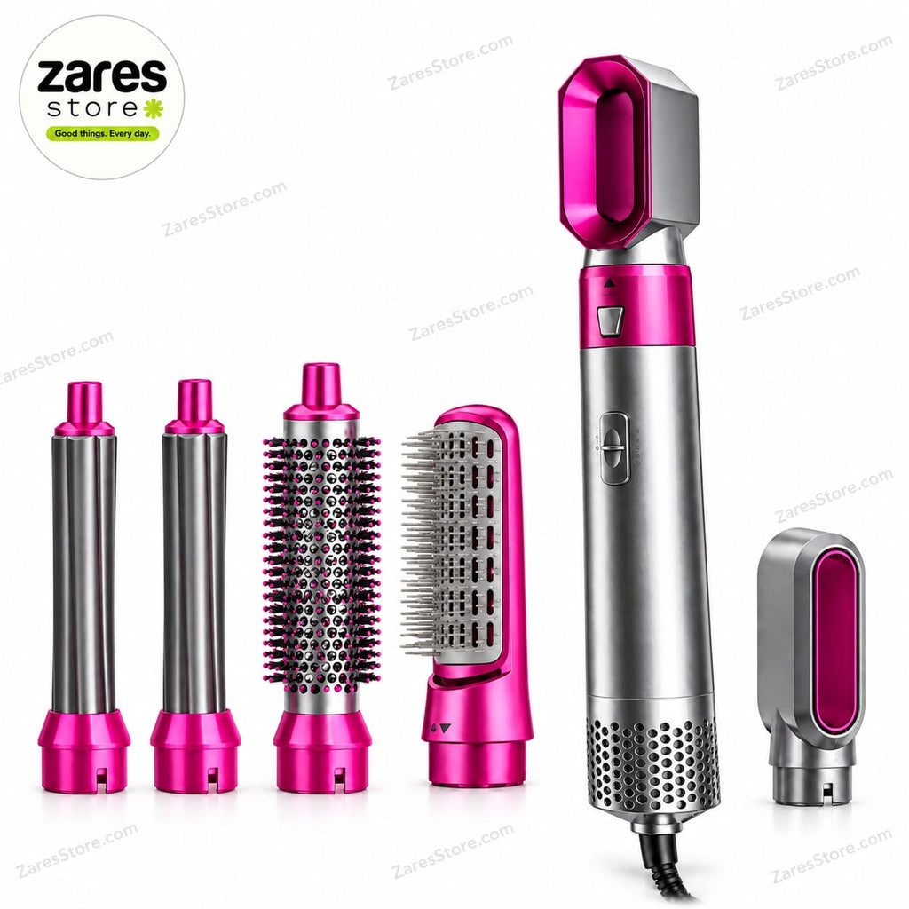 5-in-1 Hair Dryer Styler Brush Set