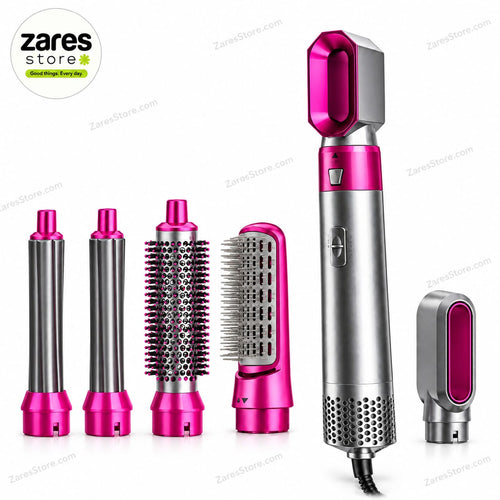 5-in-1 Hair Dryer Styler Brush Set