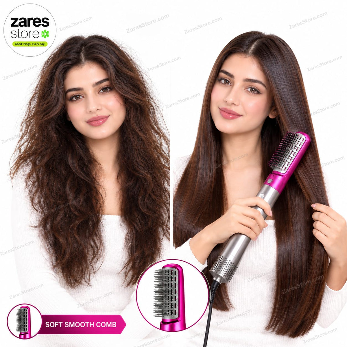 5-in-1 Hair Dryer Styler Brush Set